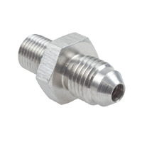 7/16"-24 UNF Dual Seal Male To AN Flare Adaptor Fitting