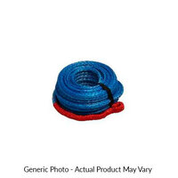 Synthetic Winch Rope 10mm x 30m - Blue