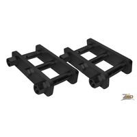Extended Shackles - Pair (Colorado RC/D-Max Gen1/Rodeo 83-03/Jackaroo 86-91/Great Wall 09+)