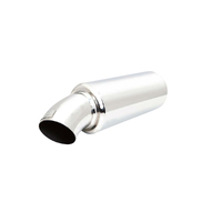 6in Cannon Muffler - 2.5in Inlet Dump Pipe Style Tip