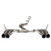 R400 Turbo Back Exhaust System with Ti Tips (WRX 15-20)