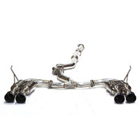 R400S Turbo Back Exhaust System with Ti Tips (WRX 15-20)