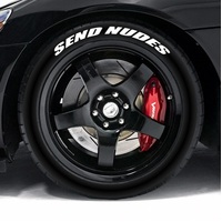 SEND NUDES Tire Lettering - Tyre Letters