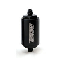 Billet Fuel Filter 10um AN-6 - Black