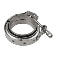 3.50in Quick Release V-Band Clamp & Flanges Kit - Stainless