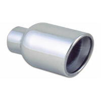 4.00" Outlet O.D. Round SS Tip - Double Wall Angle Cut 2.50" Inlet I.D.