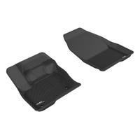 3D MAXpider 2015-2020 Ford Edge Kagu 1st Row Floormat - Black