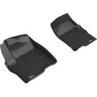 3D MAXpider 2019-2020 GMC/Chevrolet Sierra 1500/Silverado 1500 Kagu 1st Row Floormat - Black