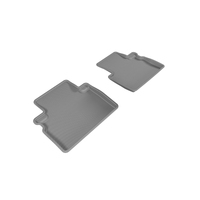 3D MAXpider 2016-2017 Infiniti QX50 Kagu 2nd Row Floormats - Gray