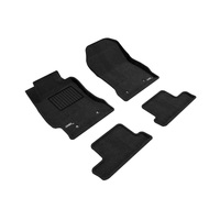 3D Maxpider 13-20 Subaru Brz Elegant 1st 2nd Row - Floor Mat Set (Black)