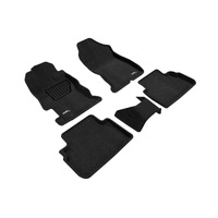 3D Maxpider 17-22 Subaru Impreza Elegant 1st 2nd Row - Floor Mat Set (Black)
