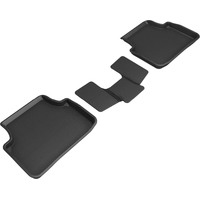 3D MAXpider 18-21 Volkswagen Tiguan Kagu 2nd Row Floormats - Black