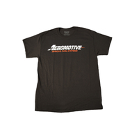 Aeromotive Standard Logo Black/Red T-Shirt - Small