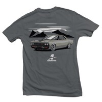 Aeromotive Muscle Car Logo Grey T-Shirt - X-Large