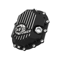 AFE Power 11-18 GM 2500-3500 AAM 9.25 Axle Front Differential Cover Black Machined Street Series