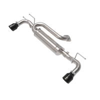 aFe 19-22 Mazda 3 L4 2.5L Takeda 3in to 2-1/2in 304 Stainless Steel Axle-Back Exhaust w/ Black Tip