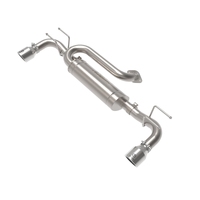 aFe 19-22 Mazda 3 L4 2.5L Takeda 3in to 2-1/2in 304 Stainless Steel Axle-Back Exhaust w/Polished Tip