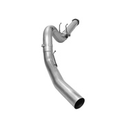 aFe MACHForce XP Exhaust 5in DPF-Back Stainless Steel Exhaust 2015 Ford Turbo Diesel V8 6.7L No Tip