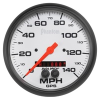 Autometer Phantom 5in 140 MPH In-Dash Full Sweep Speedometer w/ GPS Rally Nav Display