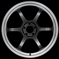 Advan R6 18x10.0 +35 5-114.3 Machining & Racing Hyper Black Wheel