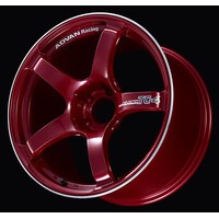 Advan TC4 16x7.0 +42 4-100 Racing Candy Red & Ring Wheel