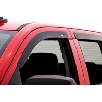 AVS 14-18 Chevy Silverado 1500 Ext. Cab Ventvisor Low Profile Window Deflectors 4pc - Matte Black