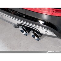 AWE Tuning Audi 8R SQ5 Touring Edition Exhaust - Quad Outlet Chrome Silver Tips