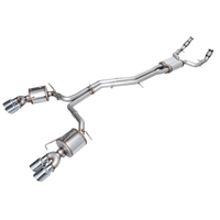 AWE Tuning 19-23 Audi C8 S6/S7 2.9T V6 AWD Touring Edition Exhaust - Chrome Silver Tips