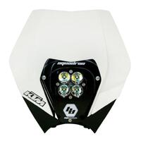 Baja Designs 08-13 KTM Headlight Kit DC w/ Headlight Shell White Squadron Sport