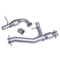 BBK 97-03 Ford F-150 4.6/5.4 Short Mid Y Pipe w/Catalytic Converters For 3530 Series Headers