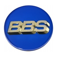 BBS Center Cap 56mm Blue/Gold