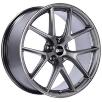 BBS CI-R 20x9 5x120 ET25 Platinum Silver Polished Rim Protector Wheel -82mm PFS/Clip Required