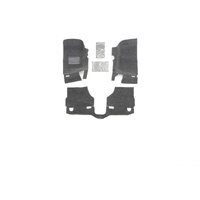BedRug 07-10 Jeep JK 2Dr Front 3pc Floor Kit (Incl Heat Shields)