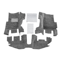 BedRug 97-06 Jeep TJ Front 3pc Floor Kit (w/o Center Console) - Incl Heat Shields (S/O Only)