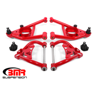 BMR 64-72 A-Body Upper And Lower A-Arm Kit - Red