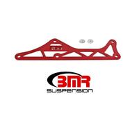 BMR 16-17 6th Gen Camaro Steel Driveshaft Tunnel Brace - Red
