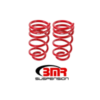 BMR 10-15 5th Gen Camaro V8 Rear Lowering Springs - Red