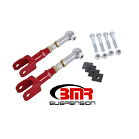 BMR 15-17 S550 Mustang Rear On-Car Adj. Rod Ends Toe Rods - Red