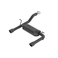 Borla 2018 Jeep Wrangler JL/JLU 3.6L 2DR/4DR Touring SS Axle Back Black Coated Exhaust w/3.5in Tips