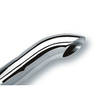 Borla Universal Polished Tip Single Round Turndown/Turnout (inlet 3in. Outlet 3in) *NO Returns*