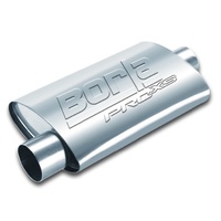 Borla Universal 4in x 9-1/2in x 14in Oval Center/Offset 3in Inlet/Outlet ProXS Muffler