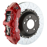 Brembo 99-05 Honda S2000 Front GT BBK 6 Piston Cast 355x32 2pc Rotor Slotted Type-3-Red