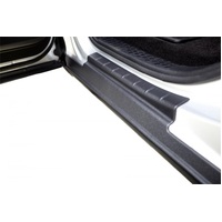 Bushwacker 09-14 Ford F-150 Crew Cab Trail Armor Rocker Panel and Sill Plate Cover - Black