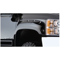 Bushwacker 07-14 Chevy Silverado 2500 HD Cutout Style Flares 2pc - Black