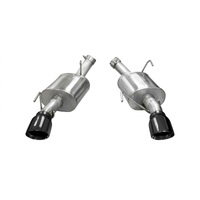 Corsa 05-10 Ford Mustang Shelby GT500 5.4L V8 Black Xtreme Axle-Back Exhaust