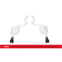 Corsa 15-17 Ford Mustang GT 3.0in Inlet / 4.5in Outlet Black PVD Tip Kit (For Corsa Exhaust Only)