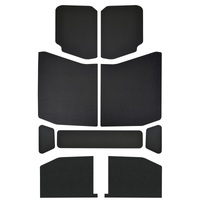 DEI 2018-Up Jeep Wrangler JL 4-Door Leather Look Headliner 9-pc - Black