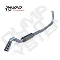 Diamond Eye KIT 4in TB SGL SS: TURN DOWN 00-03 FORD 7.3L F250/F350