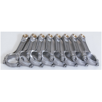 Eagle Chevrolet LS-Series I-Beam Connecting Rod 6.100in w/ 3/8in ARP 8740 (Set of 8)