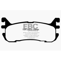 EBC 97-02 Ford Escort 2.0 Redstuff Rear Brake Pads